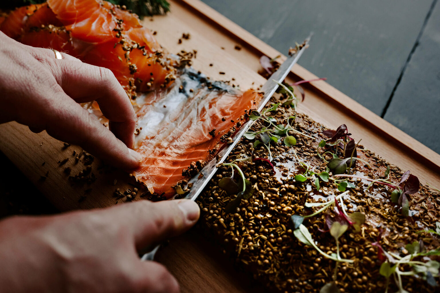 The Pear Tree Purton salmon starter