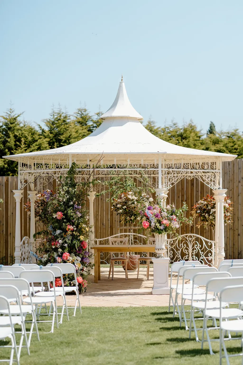 The Pear Tree Purton seasons summer garden pavilion