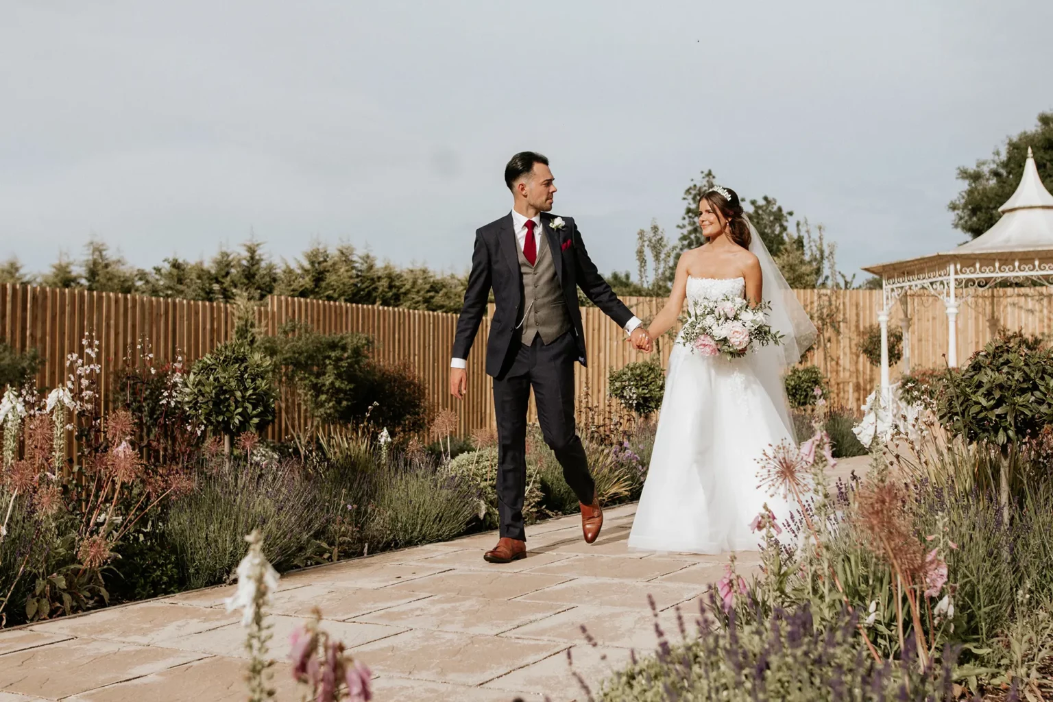 The Pear Tree Purton seasons summer pavilion path