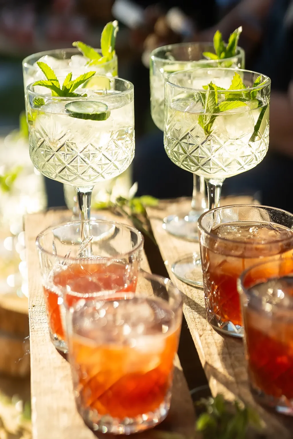 reception drinks close portrait